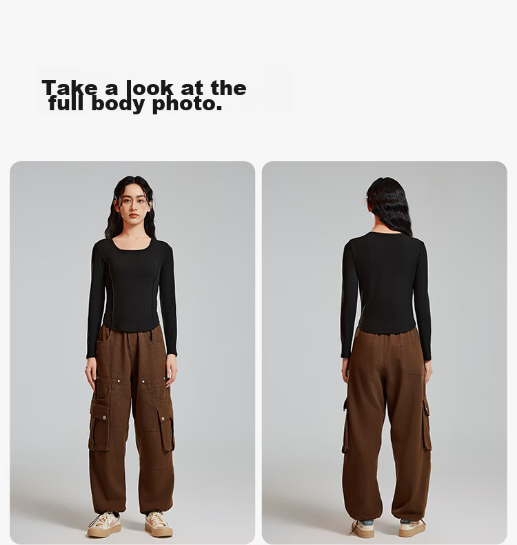 YOUKESHU Women's Base Layer, Spring Low-Collar Fishbone Inner Wear, 2026 New U-Neck Long-Sleeve Top, Autumn Underwear 26