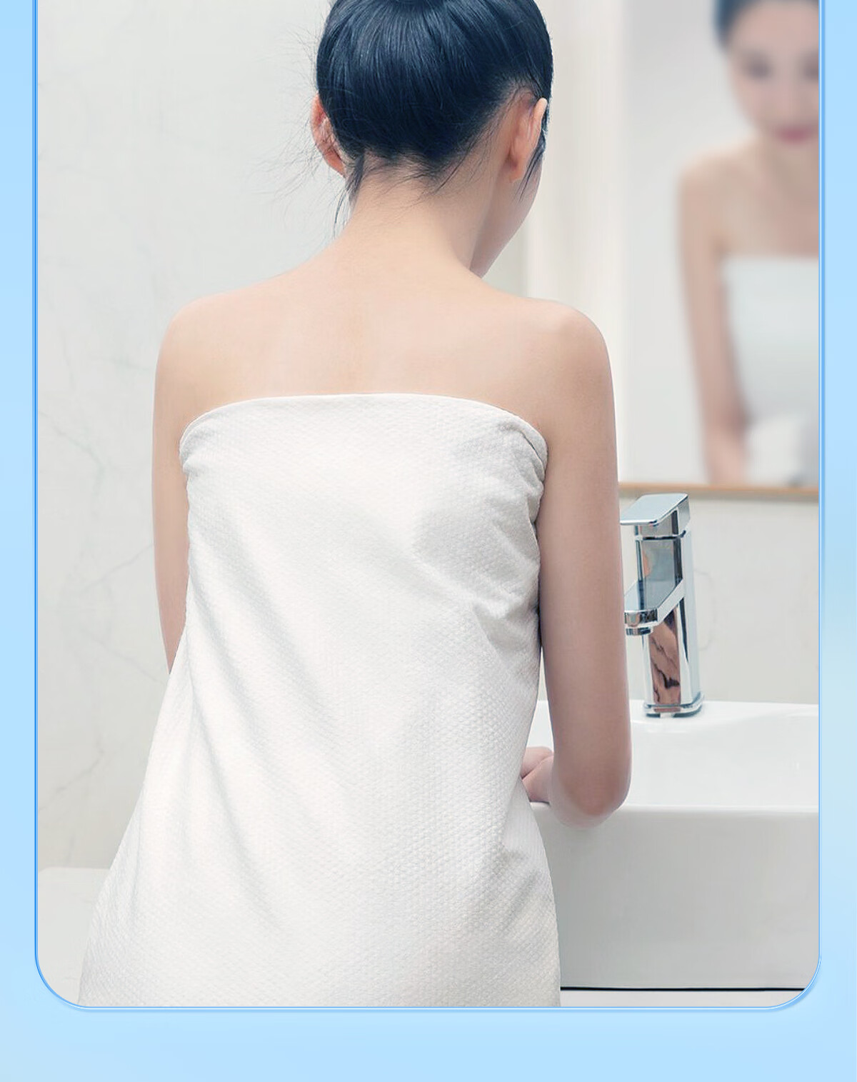 Mianzhirun Disposable Bath Towels, Pack of 10, Thickened Large Size [70*140cm], Individually Wrapped, Portable Bath Towels for Travel And Business Trips 3