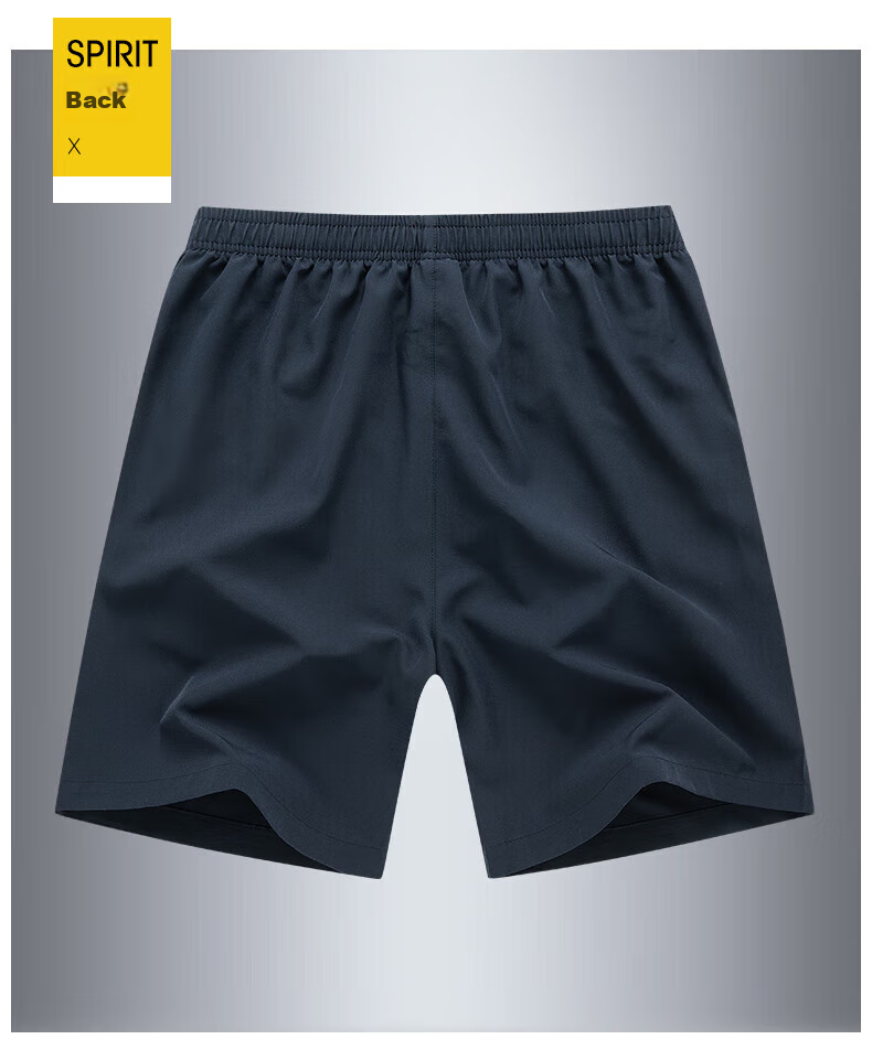 JEEP Men's Sports Shorts, Summer Simple Versatile Casual Shorts, HX9917 Dark Blue L 14