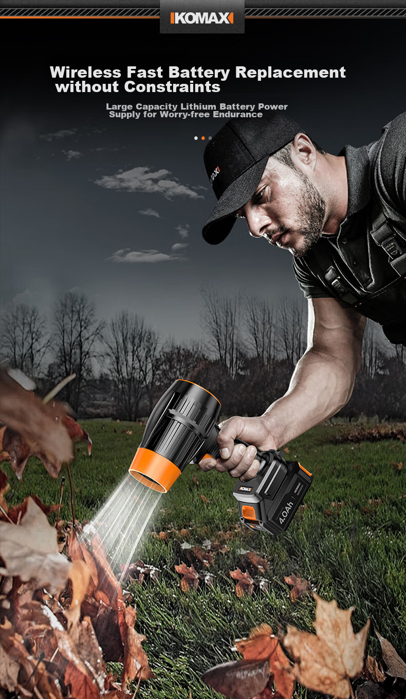 KOMAX Powerful Turbine Fan, Car Washing Snow Blower, Car Dust Removal Fan, High-Power Strong Blower for Blowing Dust 14