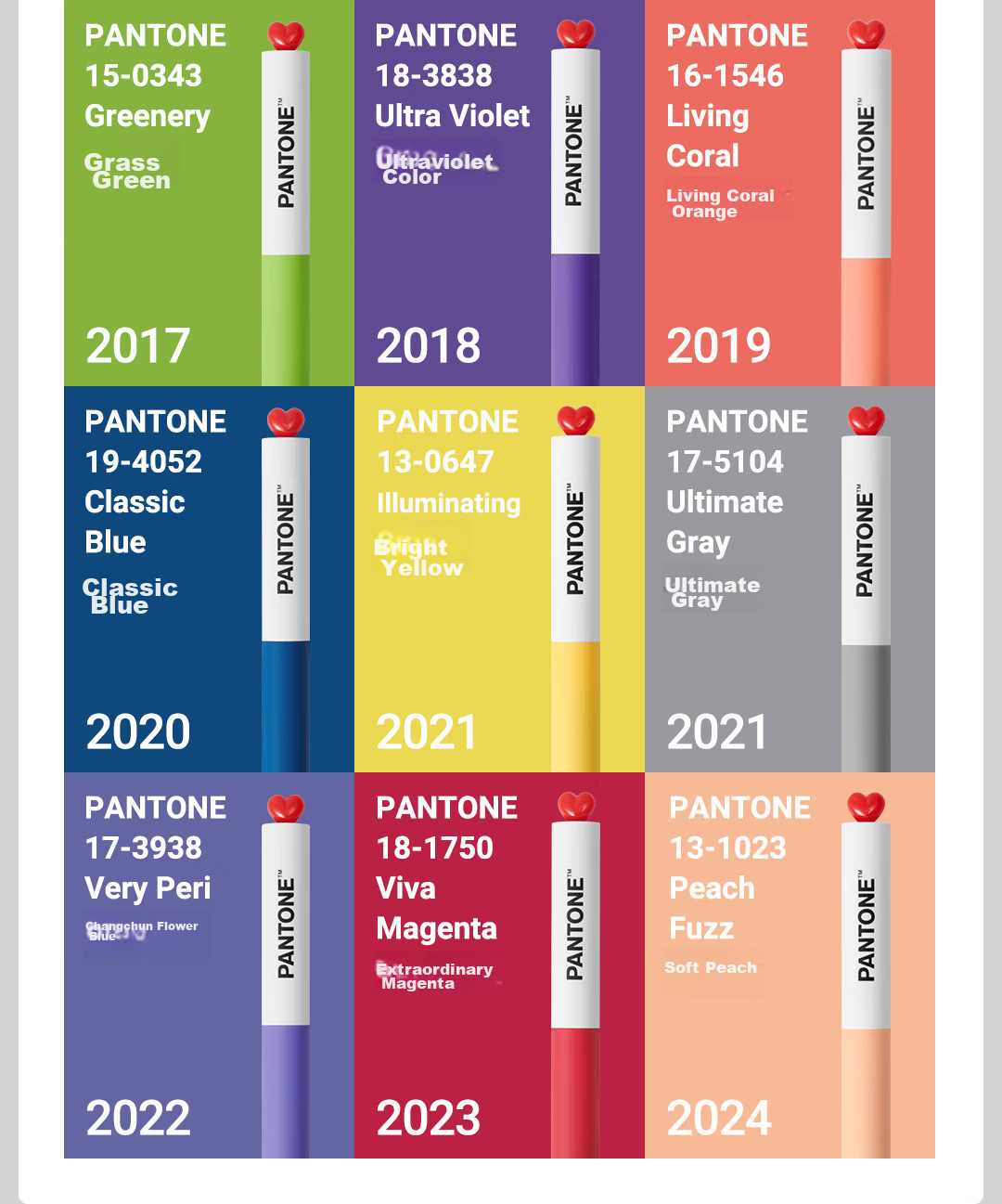 KACO X PANTONE Collaboration, Pantone 0.5mm Gel Pen, Stylish Signature Pen, Quick-Drying Ballpoint Pen, Black Ink Pen, Carbon Pen, Student Exam Pen (2002), 2-Pack 5