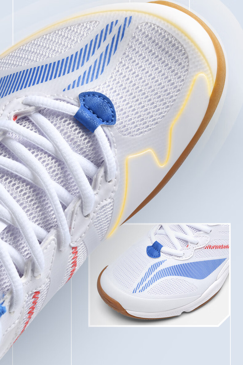 Li-Ning Badminton Shoes Haedongqing Professional Competition Training Sports Shoes for Men And Women, Shock-Absorbing Comfortable Wear-Resistant 12