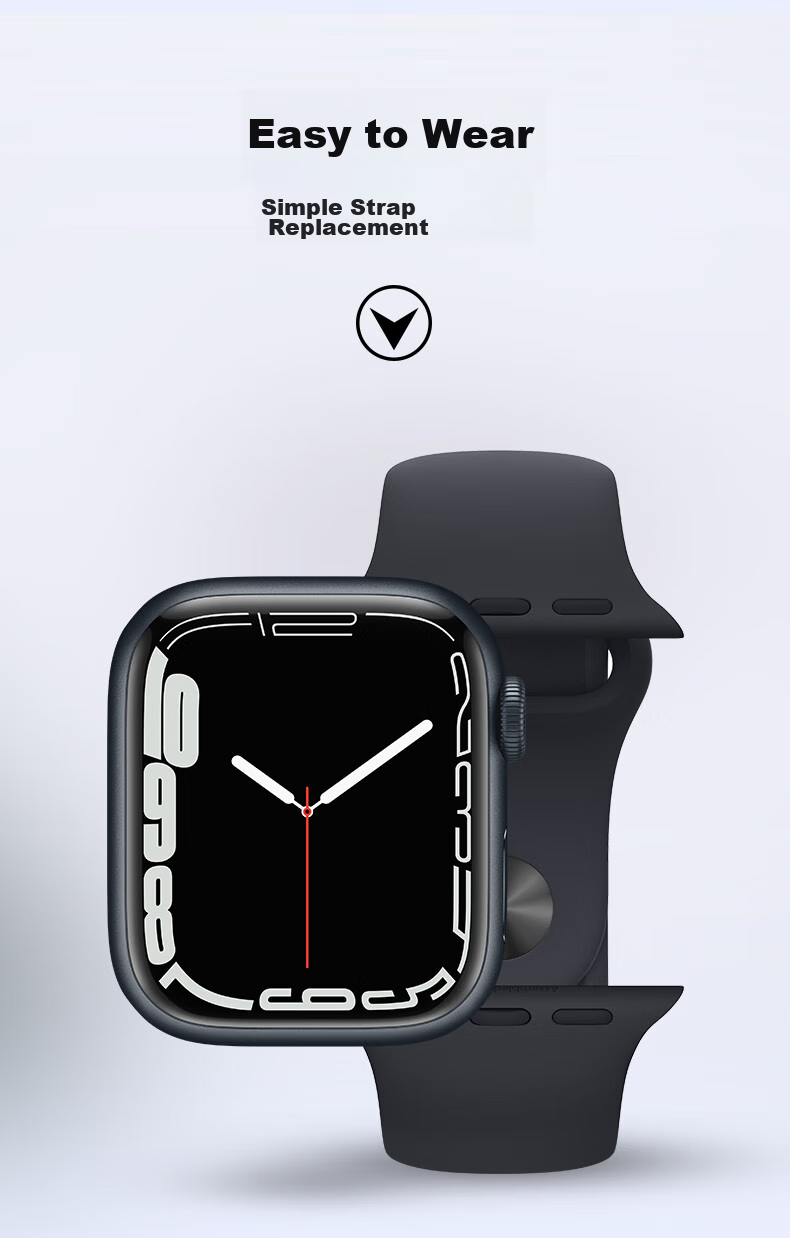 BHO [Over 1 Million Sold Online] Compatible with Apple Watch Band, Suitable for Apple Watch S12 Sports Band, IWatch S11/10/9/ultra4/se Silicone Strap 6