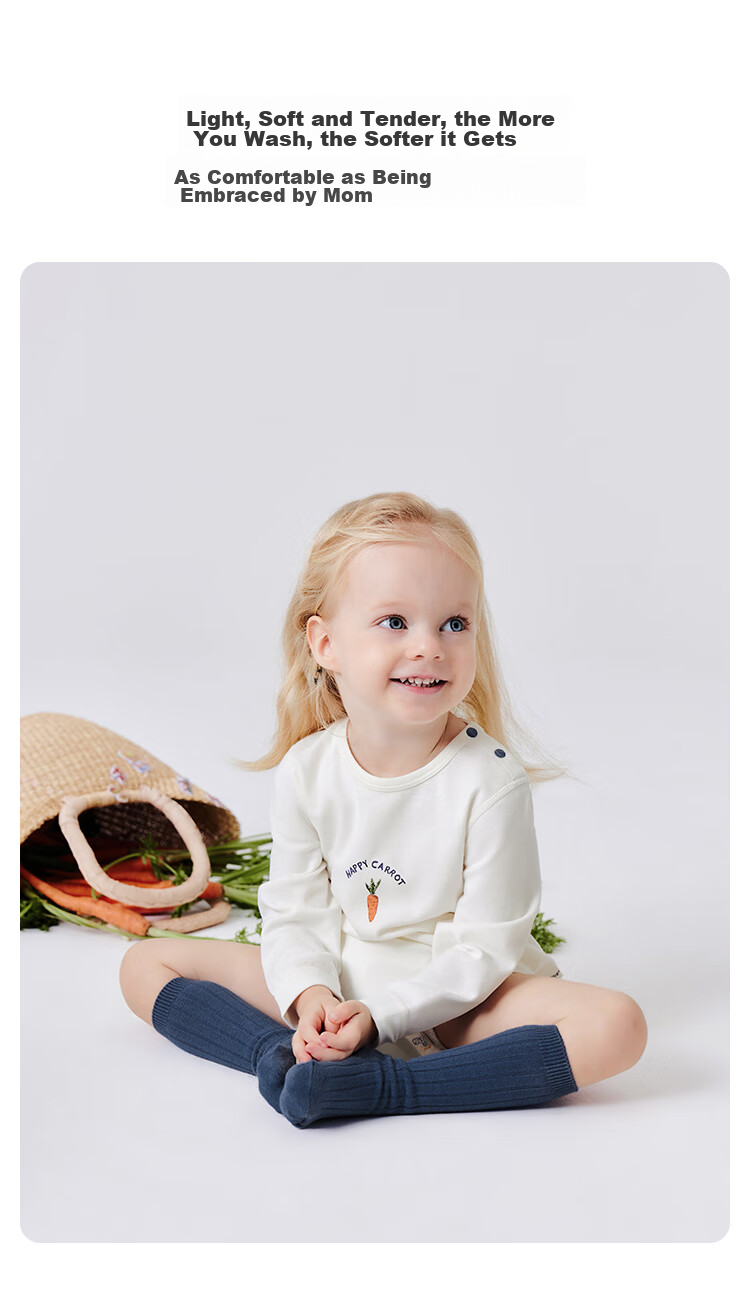 Babylove [Anxinrou] Baby Romper, Spring And Autumn Pure Cotton Infant Clothing, Triangle Onesie, Baby Bodysuit, Home Wear 7