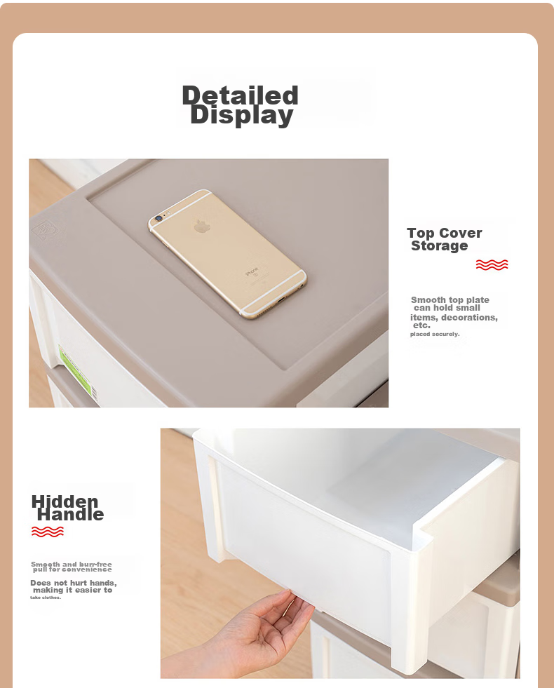 IRIS Storage Cabinet, Gap Cabinet, Wardrobe Drawer Organizer, Storage Cabinet, Narrow Cabinet, Storage Box, Ailisi Five-Tier 11