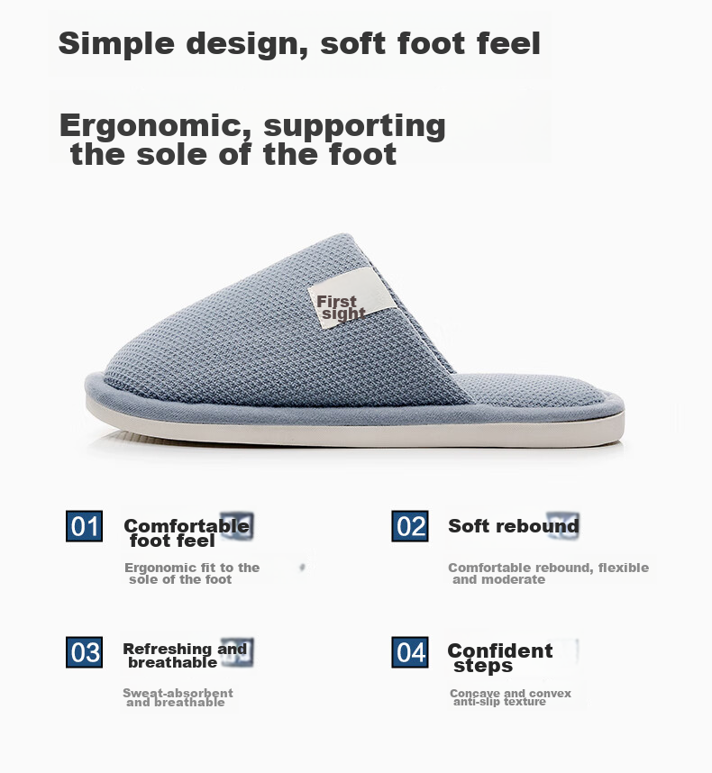 GUOLUOFEI Spring And Autumn Cotton Slippers for Men, Indoor Home Wooden Floor Slippers for Women, All Seasons Spring Autumn Winter, Ginger Yellow Color, Size 36-37 2