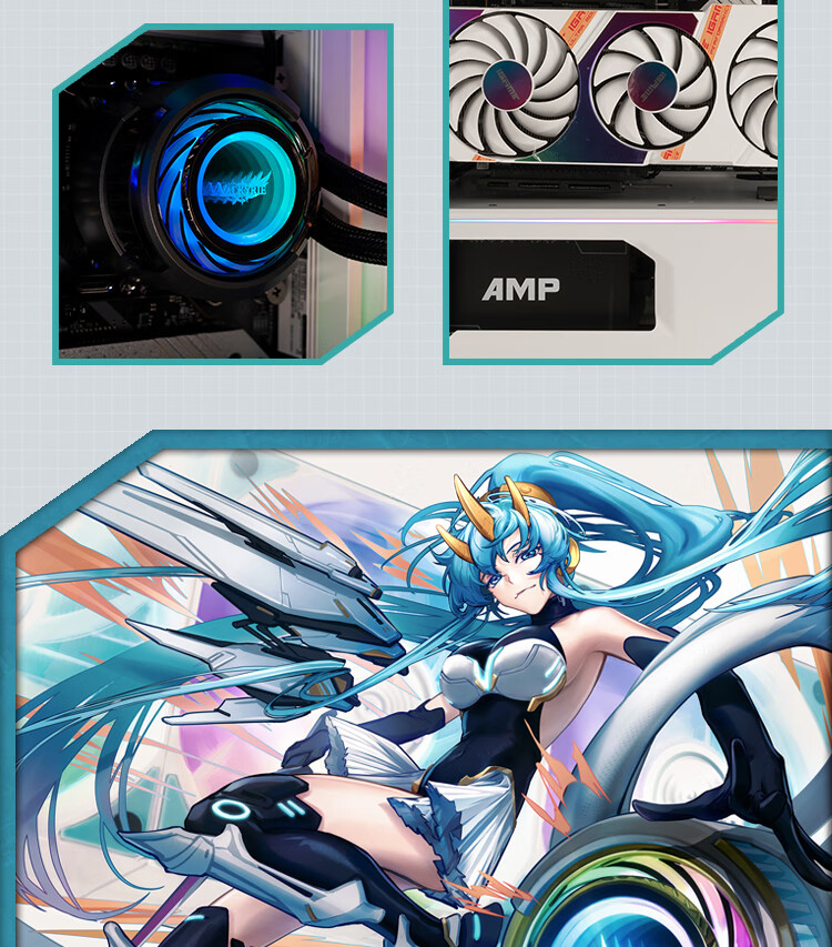 VALKYRIE C280-RGB VK All-In CPU Water Cooler, Compatible with LGA1700 AM5, ARGB Lighting Effects, Metal Fasteners 14