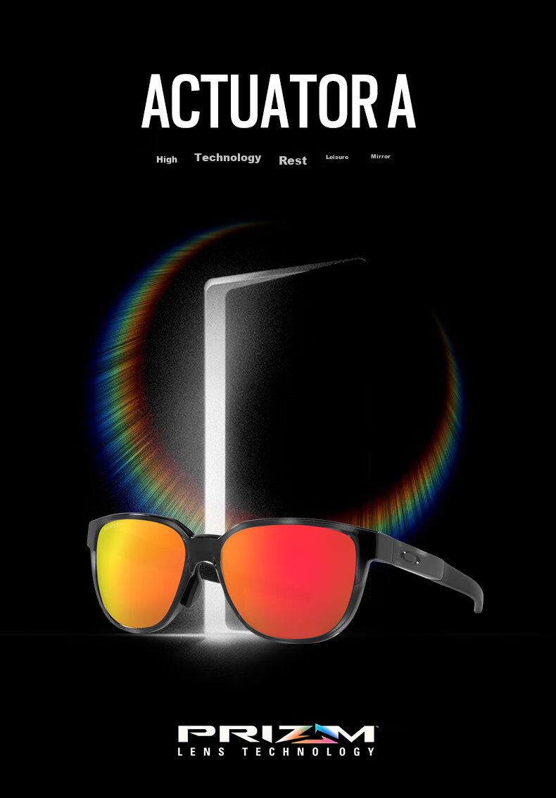 OAKLEY ACTUATOR A 0OO9250A Sports Sunglasses, Spectrum Gray-02 1