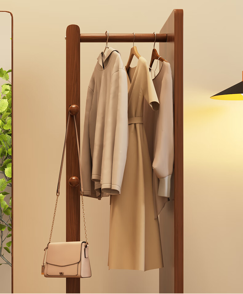 Chibailun Full-Length Mirror, Rotatable Floor Mirror for Home Use, Bedroom Multi-Functional Clothes Rack And Dressing Mirror 9