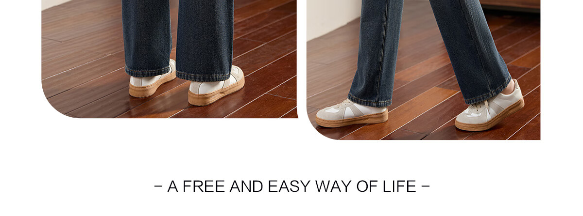 Halo Queen Women's Jeans, Spring And Autumn High-Waisted Pants with Frayed Hem Design, Elegant And Fashionable Slimming Long Trousers, New Product H143N1007 11