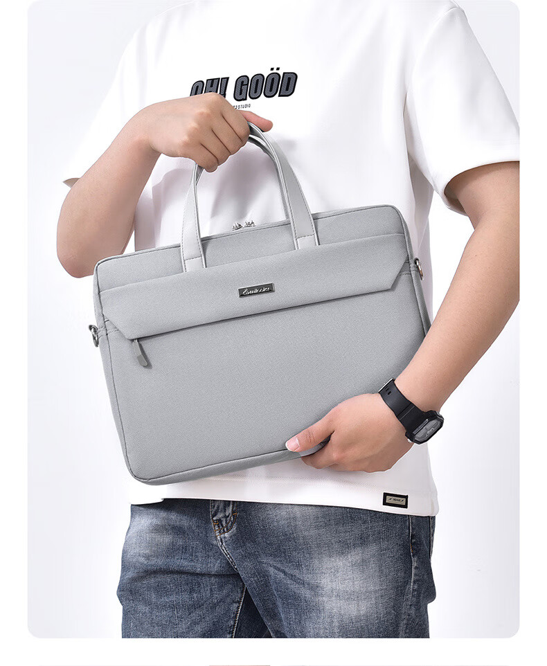 Milooky Shoulder Laptop Bag, 15.6/16 Inch, Large Capacity for Women, Suitable for Huawei And Apple, Handheld Briefcase 18