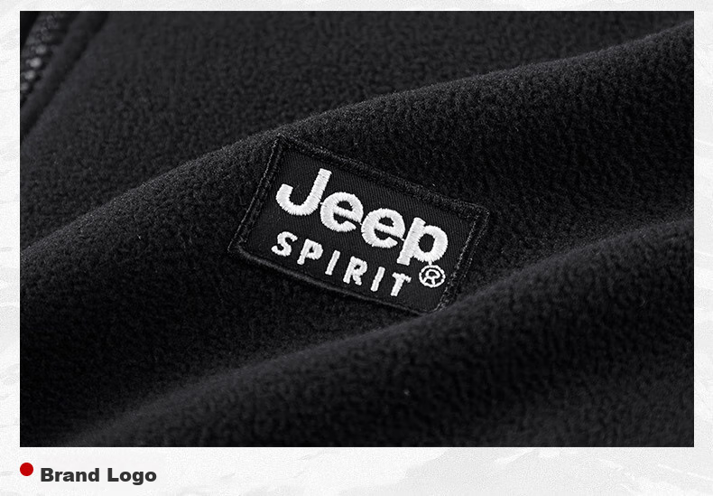 JEEP SPIRIT Men's Fleece Vest, Spring And Autumn Stand-Up Collar Sleeveless Tank Top, Men's Outerwear Jacket, Black, 3XL 20