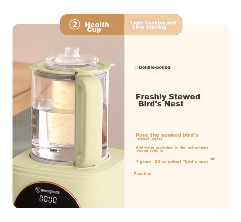 Westinghouse Blender Accessory PBJ01 Health Cup (Matcha Green) 4