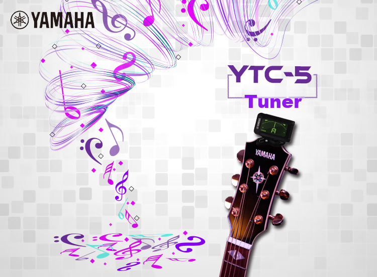 YAMAHA YTC5, Acoustic Guitar Tuner for Classical And Folk Guitars 1
