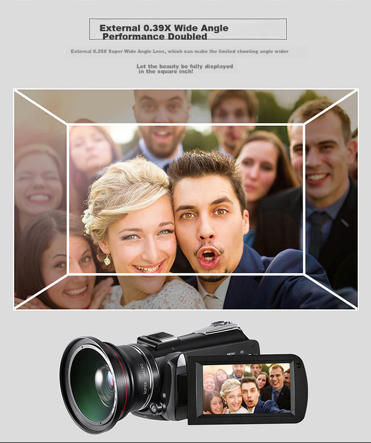 ORDRO AC3 4K Camera, High-Definition Digital DV Professional Camcorder for Home Use, Travel, Outdoor Activities, Weddings, Live Streaming, And Teaching 18