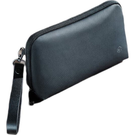 JDJZ Digital Accessories Storage Bag for Data Cables, Chargers, Power Supplies, Memory Cards, and Makeup - Black
