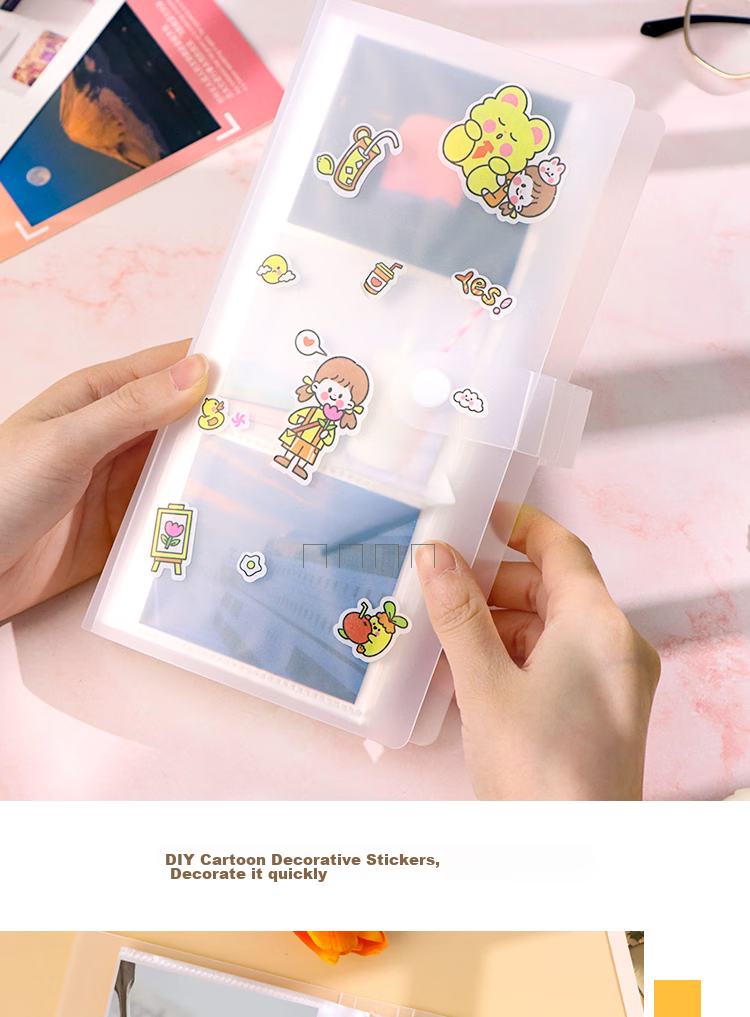 TaTanice Photo Album, Classic And Elegant Collection Book with Insert Pages, Portable Simple Photo Storage Album for Memories And Photos 5