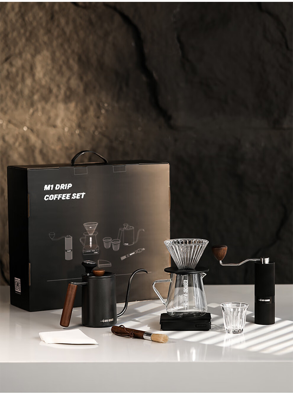 MHW-3BOMBER Coffee Bean Storage Canister, Moisture Monitoring Double-Layer Storage Container with Stainless Steel Measuring Spoo 27