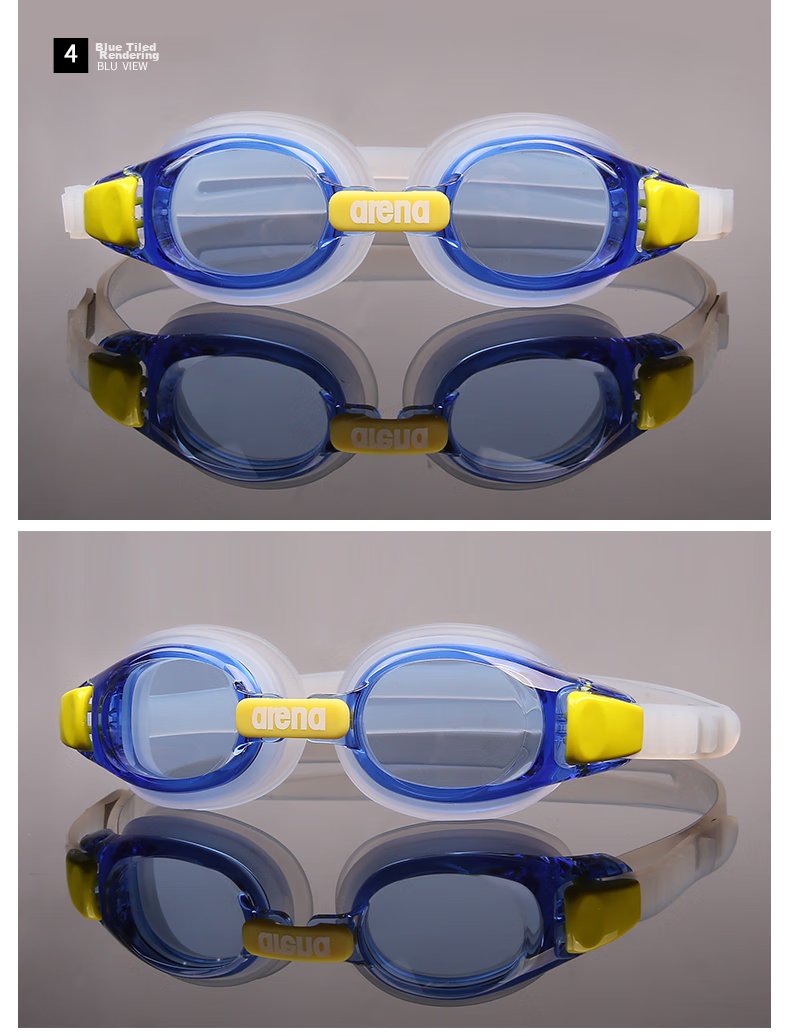 Arena Kids Swim Goggles HD Waterproof UV Protection Anti-Fog Youth Professional Training Swimming Goggles 13