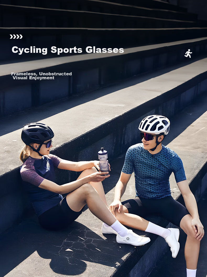 CAPONI Color-Changing Cycling Glasses for Men And Women, Outdoor Sports Running Sunglasses, Day And Night Dual-Use Hiking Sunglasses, UV Protectio 13