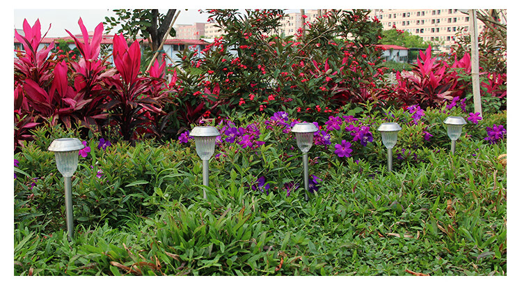 Intelamp Solar Lawn Light, Garden Villa Garden Home Waterproof Outdoor Ground Stake Grass Light, Atmosphere Decorative Landscape Light 12