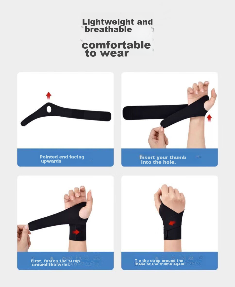 NAILEKESI N TFCC Tendonitis Wrist Brace for Sprains, Wrist Strain, Fixed Compression Support for Badminton, Gaming, E-Sports Medical Brace 9