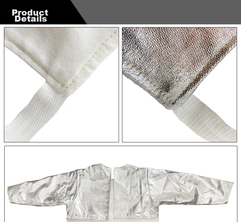 Shengfang High-Temperature Resistant Workwear, Fireproof And Heat-Resistant Apron, Aramid Reverse-Wear Coat, Insulating Flame-Retardant Protective Half-Body Suit 6