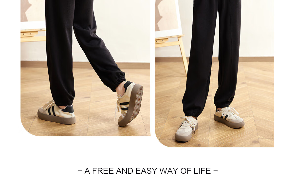 Halo Queen Women's Casual Pants with Drawstring Elastic Waist, Straight-Leg Trousers with Tapered Legs, Slimming And Versatile Sports Pants, New Product H143R1014 6