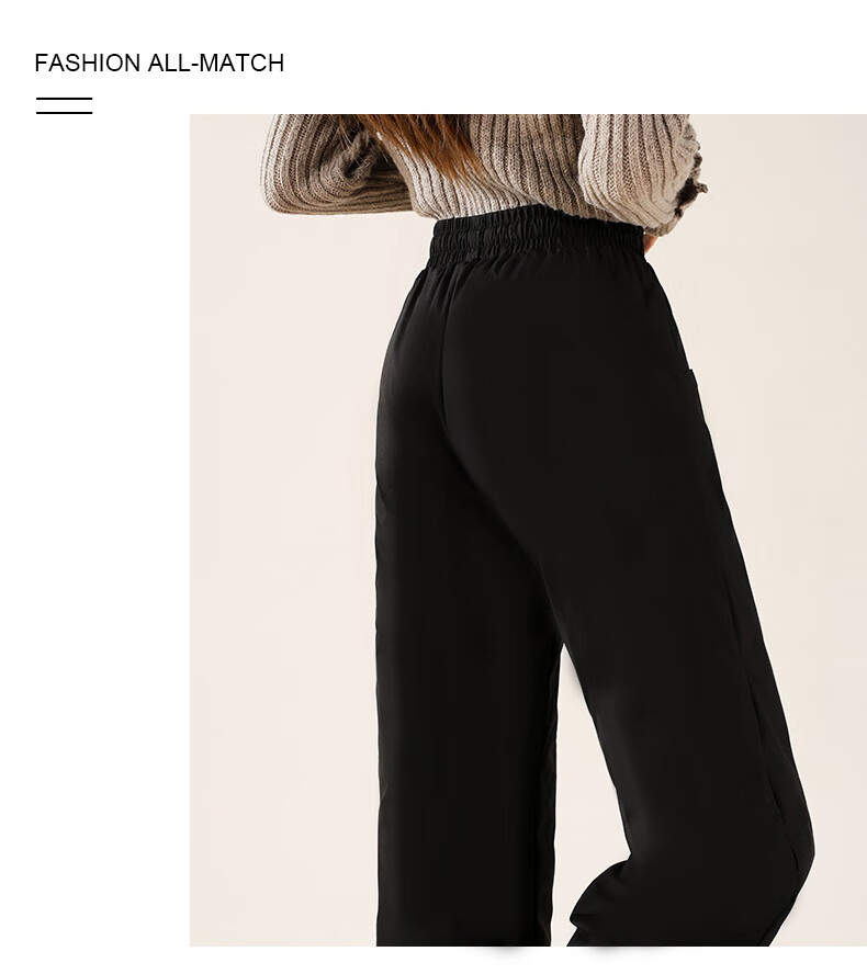 LangSha Women's down Pants [2026 Autumn And Winter New Arrival], Thick White Duck Down Warm Pants, Outdoor Wear, Cold-Proof Cotton Pants 20