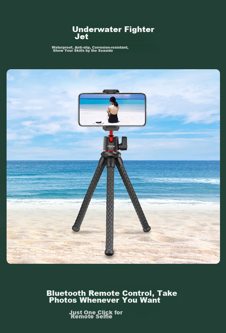 Ulanzi MT-11 Multifunctional Portable Octopus Tripod Selfie Stand for Smartphones, DSLRs, Mirrorless Cameras, Universal Vlog Video Live Streaming Photography And Videography Bracket 11