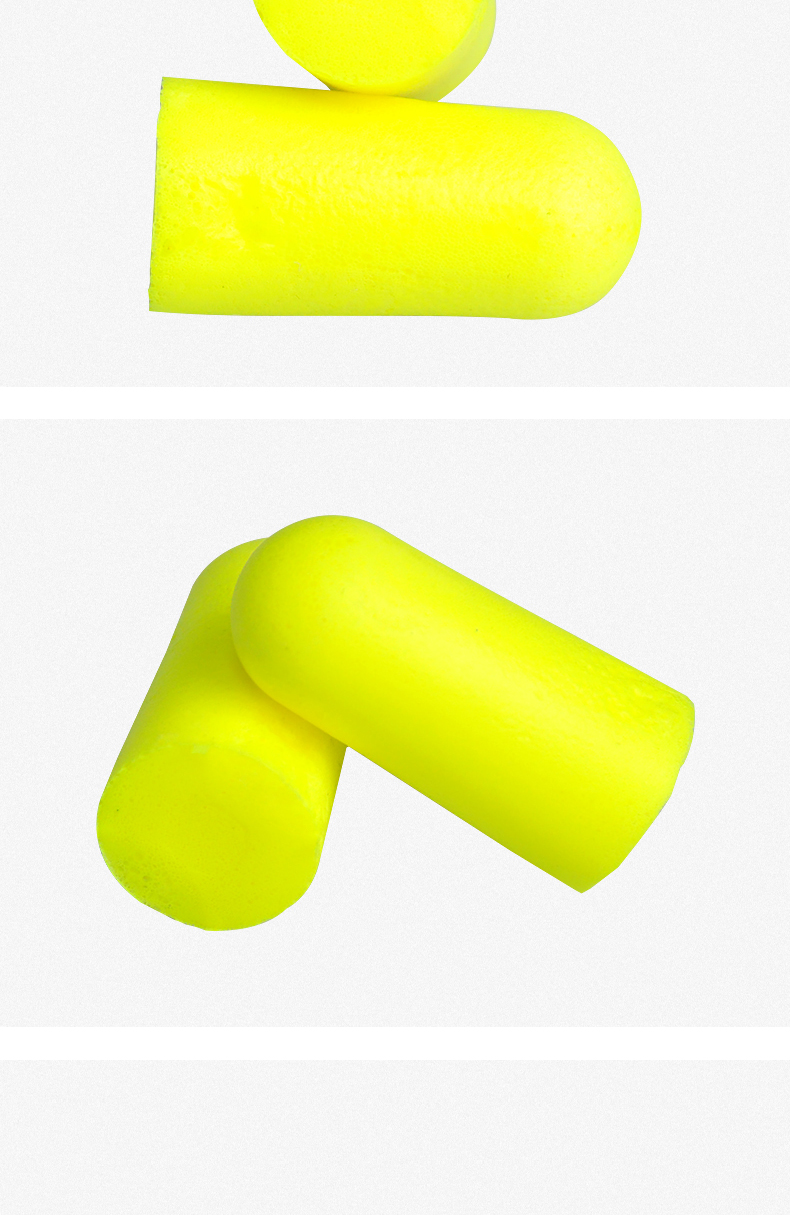 3M 312-1250 Soundproof Earplugs, Bullet-Shaped Foam, Comfortable for Work, Study, Dormitory, Anti-Snoring, 200 Pairs 9
