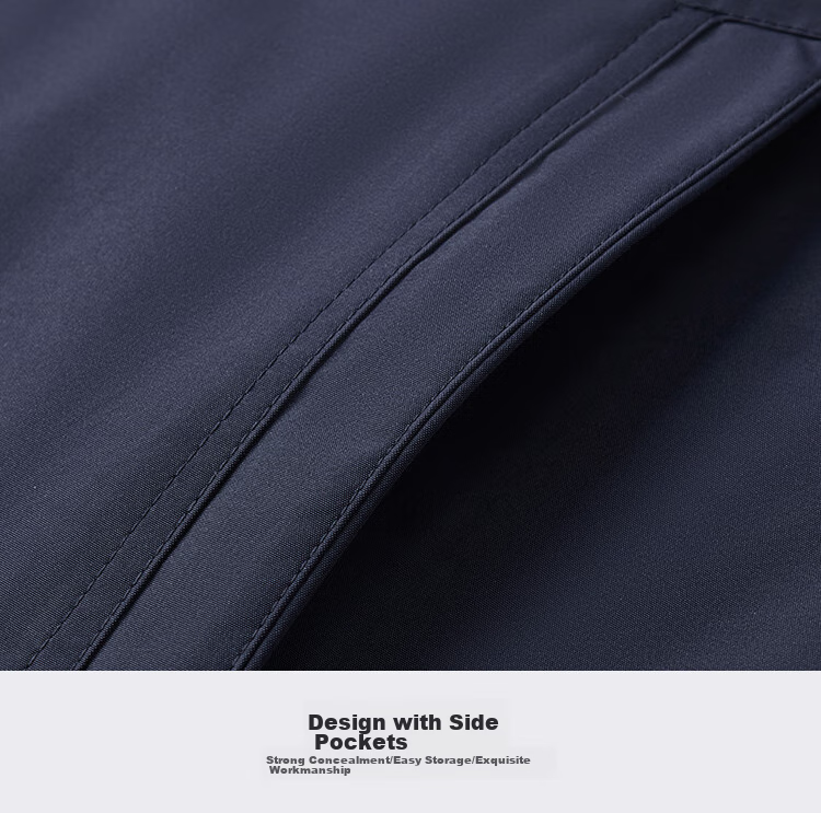 Shanshan [Three-proof Fabric] Executive Jacket with Lapel Collar Men's Business Windproof Commuter Wrinkle-resistant Civil Servant Durable Menswear 12