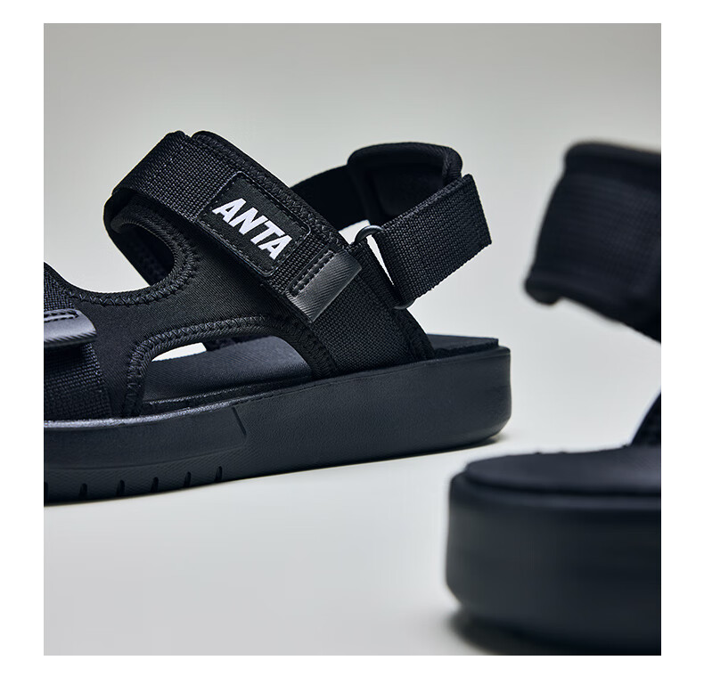 Anta Men's Summer Lightweight Breathable Sandals Soft Sole Casual Sports Beach Slippers 26