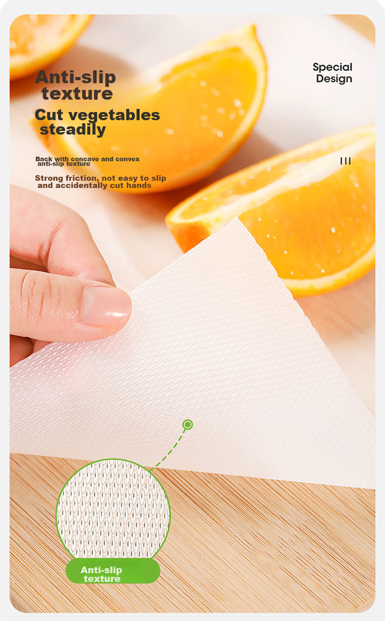 MARYYA Disposable Cutting Board Mat, Antibacterial PE Plastic, Knife-Shaped Chopping Board Mat, Baby Food Board, Picnic And Camping Mat 11