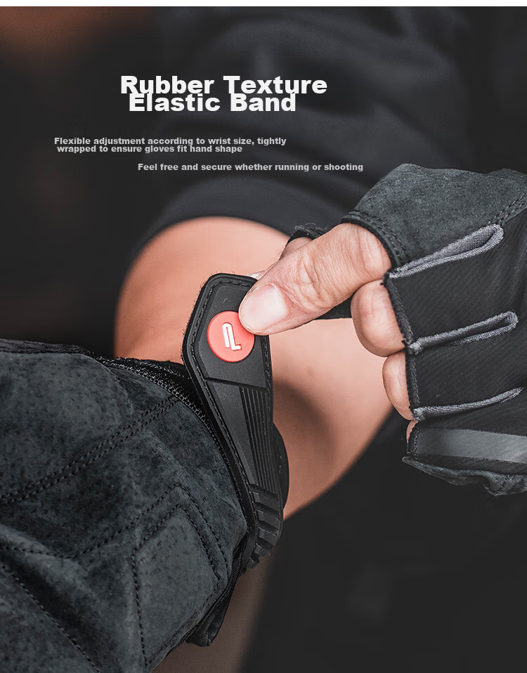 PGYTECH Photography Gloves, Cycling Fingerless Gloves, Outdoor Protective Gloves, Breathable And Sweat-Absorbing Fishing Gloves, Anti-Slip And Wear-Resistant, Spring And Autumn Season, Tactical Version, XL Size 6