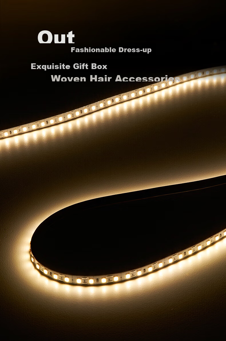 DELIXI Low-Voltage LED Strip Light, Flexible Linear Light Source for Suspended Ceilings, Mood Soft Lighting Strip, 10W Bare Board, 10 Meters, Warm White Light 9