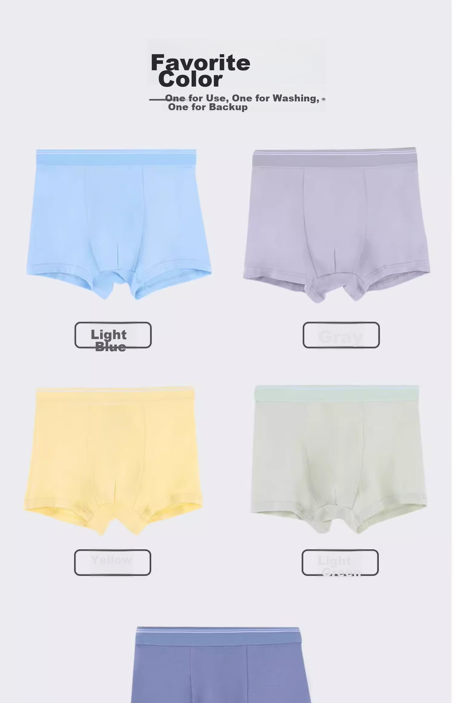 Hzasz Boys' Underwear for Teenagers, Puberty, Middle And High School Students, 15-Year-Old Boys' Boxer Briefs, Breathable, Antibacterial, 18 Pure Cotton Shorts 23