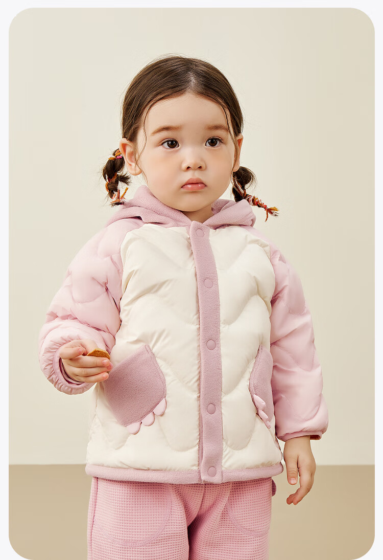 Minibala 【Three-proof】Kids Lightweight Warm Down Jacket Cute Hooded Coat for Boys and Girls 2025 Winter New Arrival 21