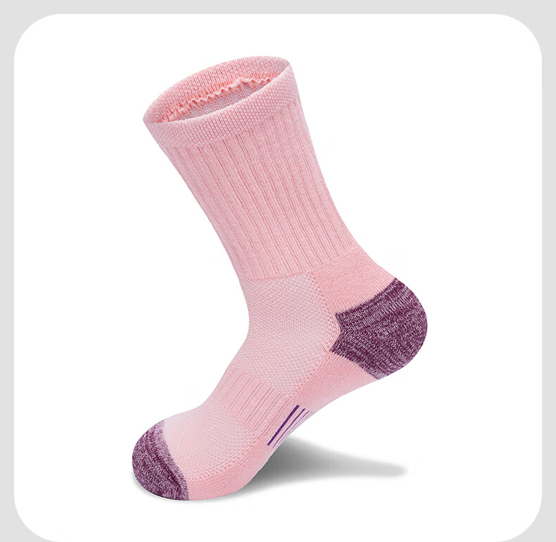 TFO 5th Generation Outdoor Socks Breathable Hiking Mountaineering Durable Sports Socks B2902423 Women's Orange Red L 8
