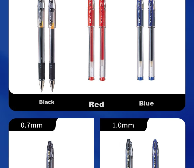 PILOT G3 Gel Pen, Signature Pen, Exam Writing Rollerball Pen, Journaling Pen, Business Pen, Smooth Writing, Aesthetically Pleasing, Office Supplies, Stationery, Bullet Tip BL-G3 0.38mm Black Single Pe 12