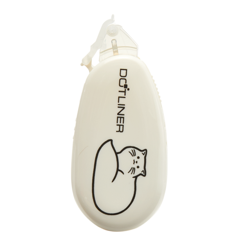 KOKUYO Noritake Collaboration Dotted Glue Pen, Refillable, Cat Pattern, Journal DIY, Portable Compact Dotted Glue