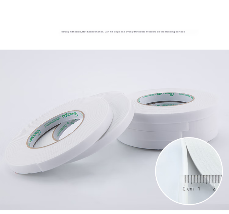 GuangBo High Adhesion, 6 Rolls, 36mm*5y, 4.57 Meters/roll, Double-Sided Foam Tape, Office Supplies, HM-11 5
