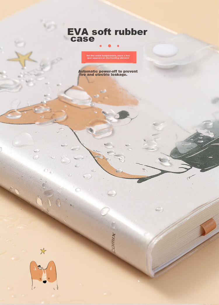 COMIX B6/114 Sheets Student Planner Notebook, Multifunctional Stationery, Pocket Notepad, Diary, Schedule Book, Mitan'er Series, with C4926 4