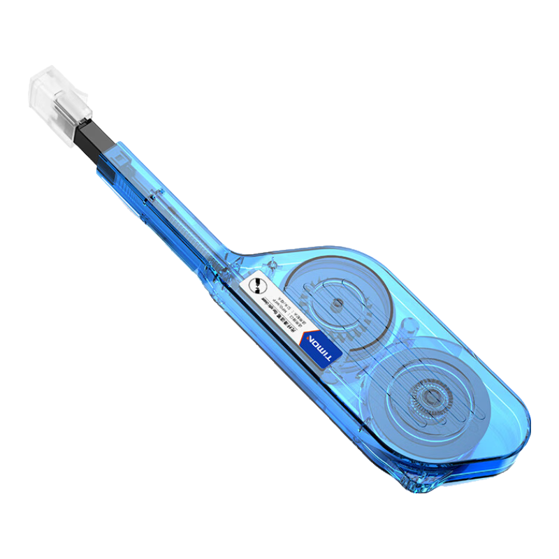 TIMON MPO Fiber Optic Cleaning Pen, End Face Cleaning Box, One-Button Flange Head Fiber Optic Patch Cable Module Cleaner, Suitable for MPO/MTP Interface TM-QJB