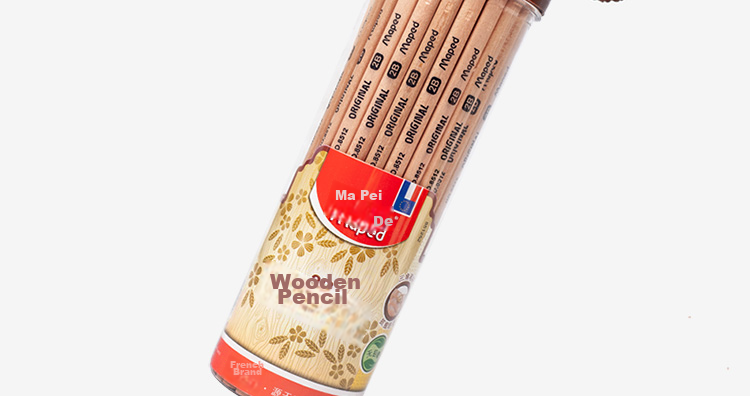 Maped Natural Wood HB Pencil, Children's Triangular Pencil for Calligraphy Practice And Sketching, Student Pencil for Correct Posture Writing And Handwriting Practice, 851251CH [50 Pieces/bucket] 2