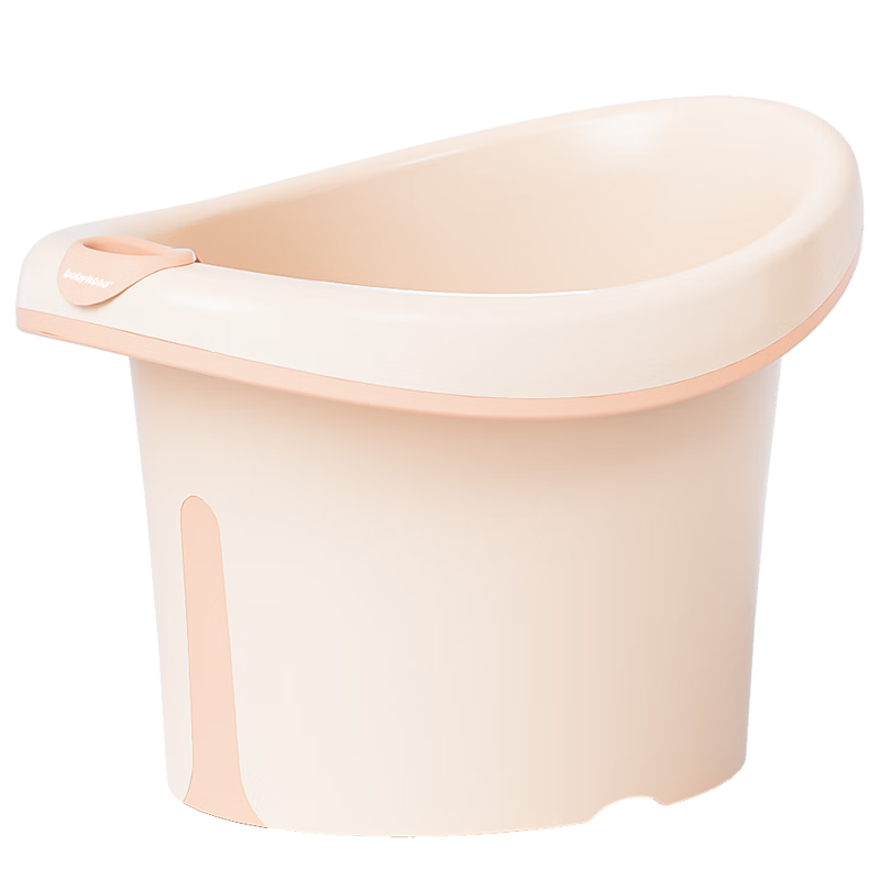 Babyhood Winnie Bathtub, Children's Bathing Tub, Thick Baby Bathing Basin, Infant Swimming Tub with Free Bath Stool, 304 Pink