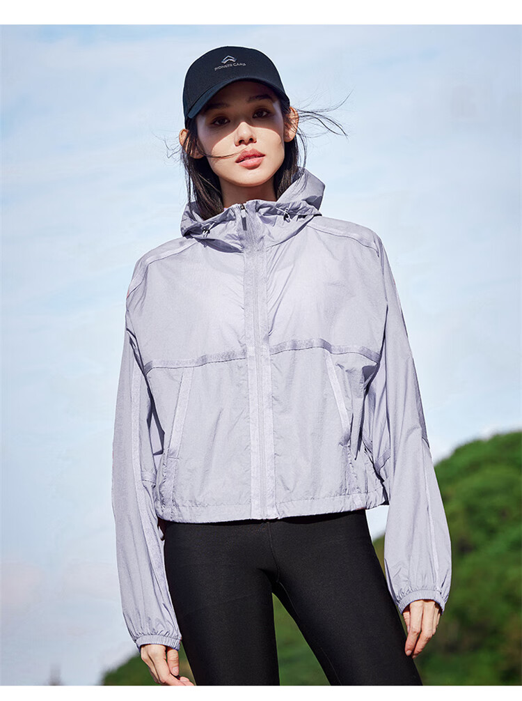 Pioneer Camp Butterfly Breathable Sun Protection Clothing for Women, Summer Outdoor New UPF50+ Sun Protection Garment, UV-Resistant Lightweight Jacket 23