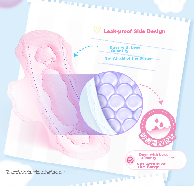 Jieting Mini Sanitary Pads for Light Flow, Soft And Comfortable, with Wings, 180mm, 20 Pieces Per Pack, Sold by JD, Trial Use 7