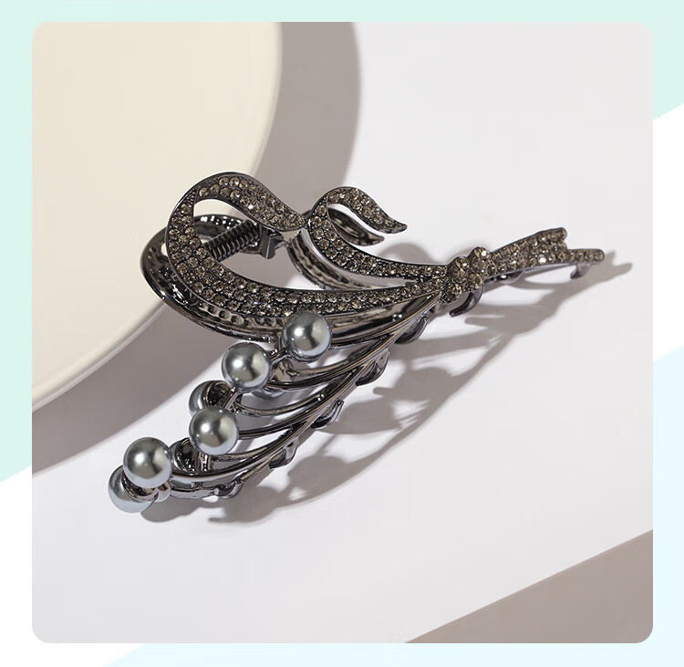 CHIMERA Hair Clip, High-End Hair Accessory for Women, Rhinestone Hair Claw Clip, Back of Head Bun Shark Clip, Birthday Gift for Wome 5