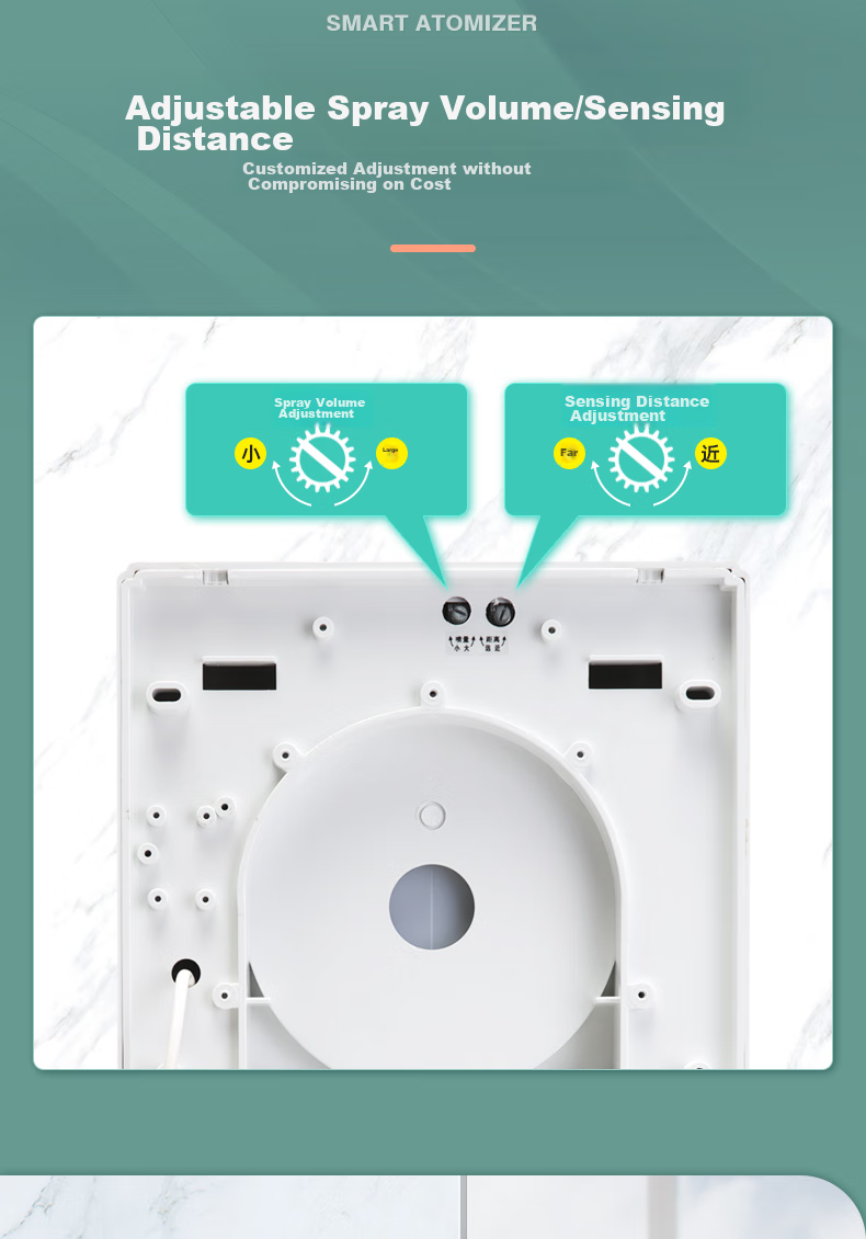 MODUN M-X6 Automatic Sensor Hand Sanitizer Wall-Mounted Alcohol Disinfection Machine, Sterilizing Spray Cleaner, Phone Sanitizer Sprayer 7